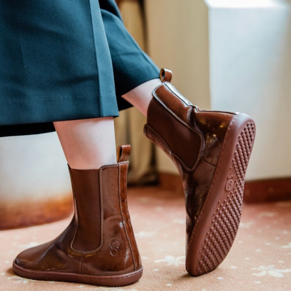 Worn Twice - Barefoot Leather Chelsea Boots - made in EU